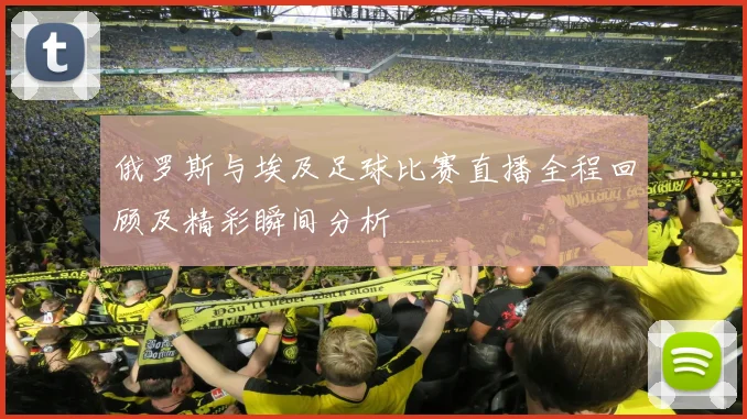 俄罗斯与埃及足球比赛直播全程回顾及精彩瞬间分析